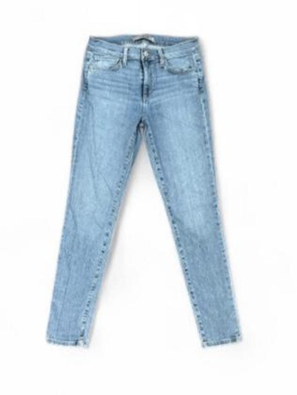 Joe's Mid-Rise Marin Skinny Ankle Jeans #denim #lightwash #joesjeans #midrise #9